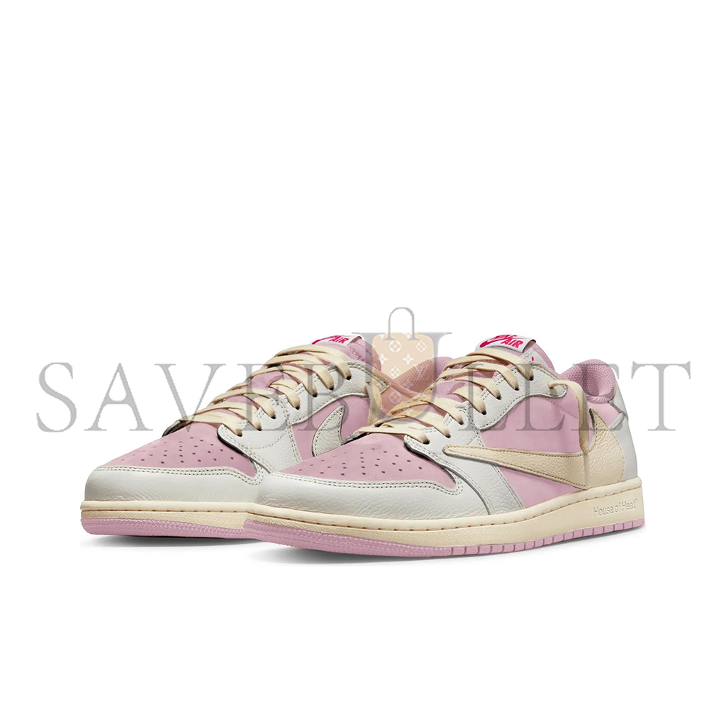 NIKE TRAVIS SCOTT X JORDAN AIR JORDAN 1 VINTAGE BASKETBALL SHOES LOW-TOP 